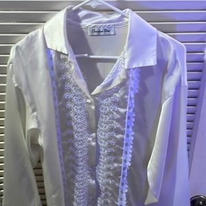 Christian Dior Button Down Polyester Shirt